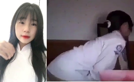 Cô gái siêu hot với tư thế phê nhất