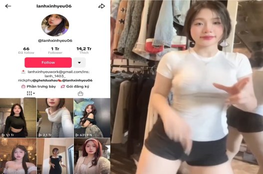 Bộ phim sex đầy đủ của người nổi tiếng trên mạng xã hội TikTok, Lanhxinhyeu, với thân hình sexy và khả năng blowjob siêu đỉnh