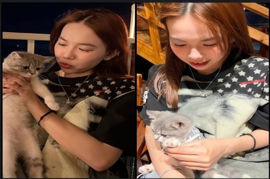 Yêu mới Bảo Ngọc vừa tắm mát vừa nuôi chim hót